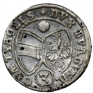 Austria, Ferdynand Karol, 3 Krajcary Hall 1643