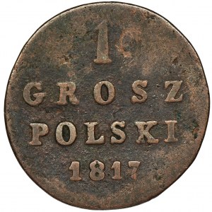 Królestwo Polskie, 1 grosz polski Warszawa 1817 IB