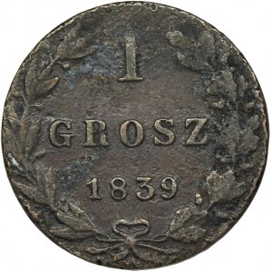 1 groschen Warsaw 1839 MW