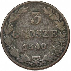 3 grosze Warszawa 1840 MW