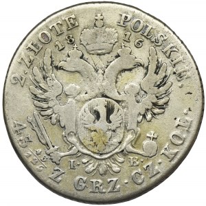 Polish Kingdom, 2 zloty Warsaw 1816 IB