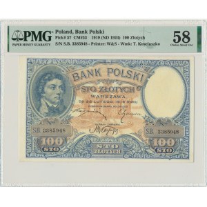 100 złotych 1919 - S.B - PMG 58