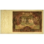 100 złotych 1932 - Ser.AN. - znw. kreski na dole - PMG 67 EPQ