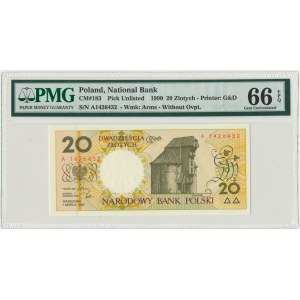 20 złotych 1990 - A - PMG 66 EPQ
