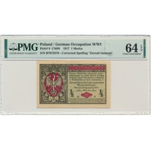 1/2 marki 1916 Generał - PMG 64 EPQ