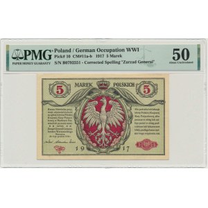 5 marek 1916 Generał biletów - B - PMG 50