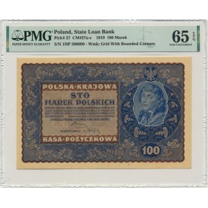 100 marek 1919 - IH Serja P - PMG 65 EPQ