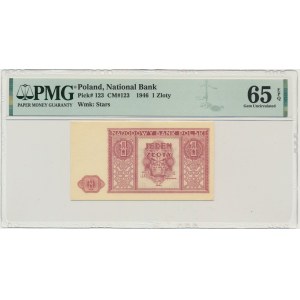 1 złoty 1946 - PMG 65 EPQ