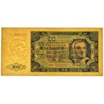 20 złotych 1948 - CC - PMG 58 - rzadsza odmiana