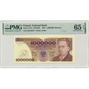 1 milion złotych 1991 - E - PMG 65 EPQ