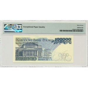 100.000 złotych 1990 - AA - PMG 67 EPQ