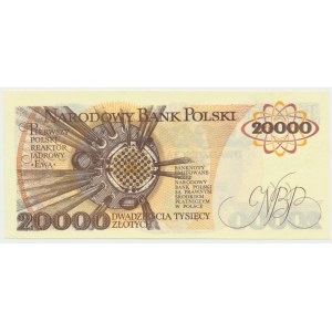 20.000 złotych 1989 - B - rzadsza