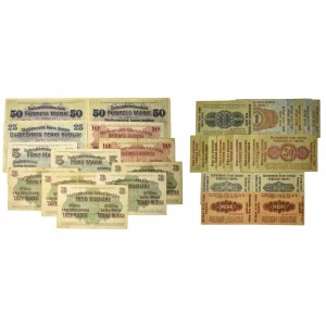 Set of Ober-ost banknotes (31 pcs.)