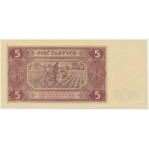 5 złotych 1948 - AF - wyjątkowo świeży druk
