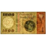 1.000 złotych 1965 - SPECIMEN - A 0000000 -