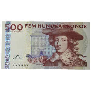Szwecja, 500 koron 2001 - 2008 - wysoki nominał