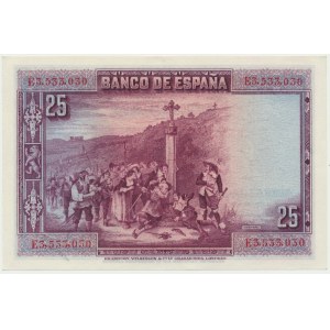 Spain, 25 pesetas 1928