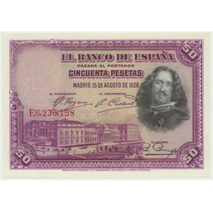 Hiszpania, 50 peset 1928