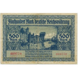 Gdańsk, 500 marek 1922