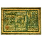 Danzig, 50.000 mark 1923 - no. 5 digit series with ❊ -