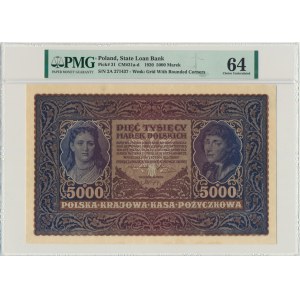 5.000 marek 1920 - II Serja A - PMG 64