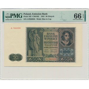 50 złotych 1941 - A - PMG 66 EPQ