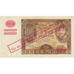 100 złotych 1934 - fałszywy przedruk okupacyjny -