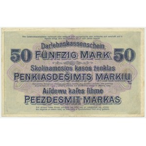 Kowno, 50 mark 1918 - E -