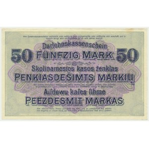 Kowno, 50 mark 1918 - G -