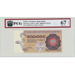 200.000 złotych 1989 - D - PCG 67 EPQ