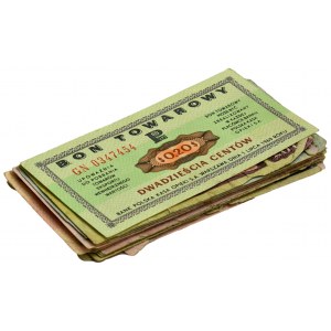 Pewex, zestaw bonów 1-50 centów 1969-79 (24 szt.)