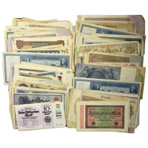 Niemcy, zestaw mix banknotów (282 szt.)