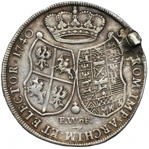 Augustus III of Poland, Thaler Dresden 1740 FWôF