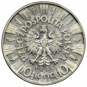 Pilsudski, 10 zloty 1934 - RARE