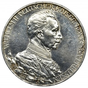 Germany, Prussia, William II, 3 mark Berlin 1913 A