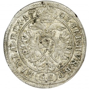 Austria, Leopold I, 3 Krajcary Praga 1703 GE
