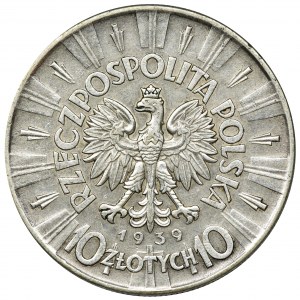 Piłsudski, 10 złotych 1939