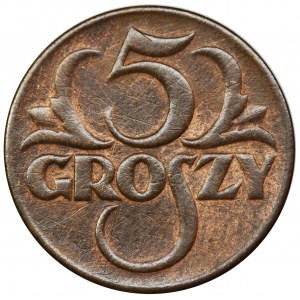 5 groszy 1937 - FAŁSZERSTWO