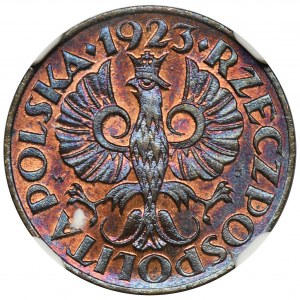 1 grosz 1923 - NGC MS66 BN