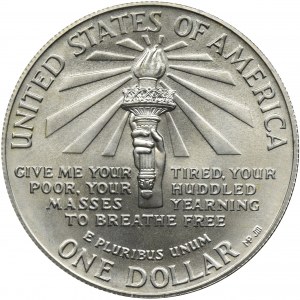 USA, 1 Dolar Filadelfia 1986 P - Ellis Island