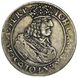 John II Casimir, 1/4 Thaler Danzig 1663 DL