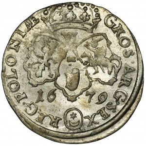 Jan III Sobieski, Szóstak Bydgoszcz 1679 - TLB na awersie