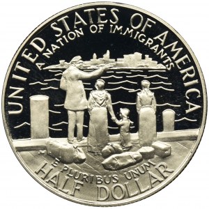 USA, 1/2 Dolara San Francisco 1986 S - Statua Wolności