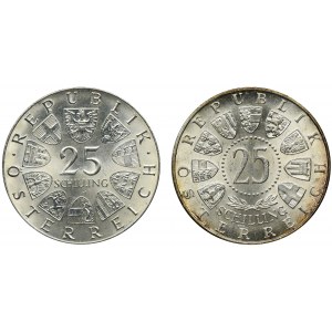 Set, Austria, 25 Schillings (2 pcs.)