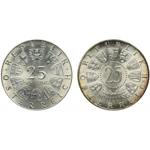 Set, Austria, 25 Schillings (2 pcs.)