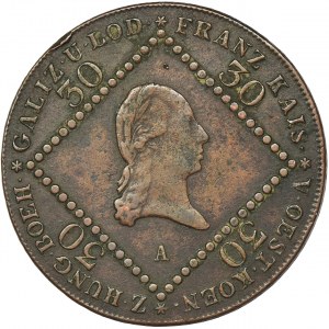 Austria, Franciszek II, 30 Krajcarów Wiedeń 1807 A