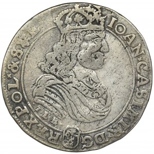 John II Casimir, 1/4 Thaler Bromberg 1668 TLB