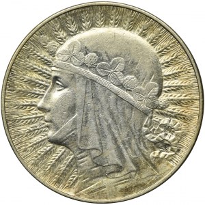 Głowa Kobiety, 5 złotych Warszawa 1933