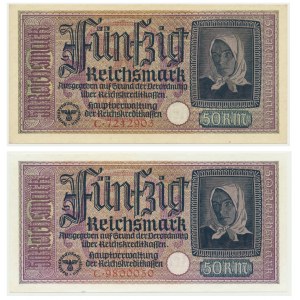 Germany, set of 50 Reichsmark (1939-44) (2 pcs.)