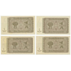 Germany, soviet occupation, 1 mark (1948) (4 pcs.)